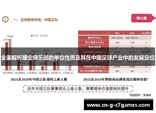 全面解析建业俱乐部的单位性质及其在中国足球产业中的发展定位